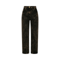 Balmain Straight Denim Jeans "Black/Gold"