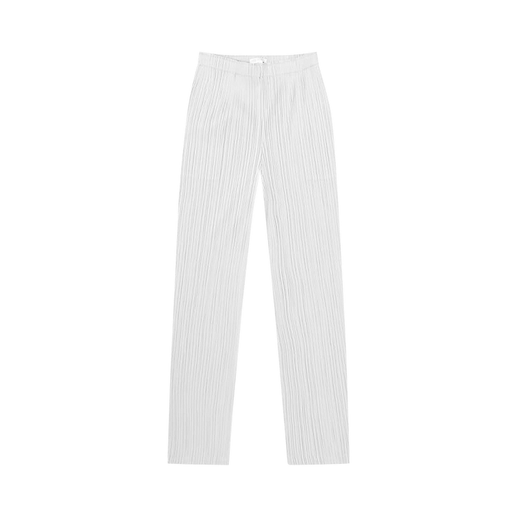 Pleats Please Issey Miyake Basics Fitted Pants "Light Grey"