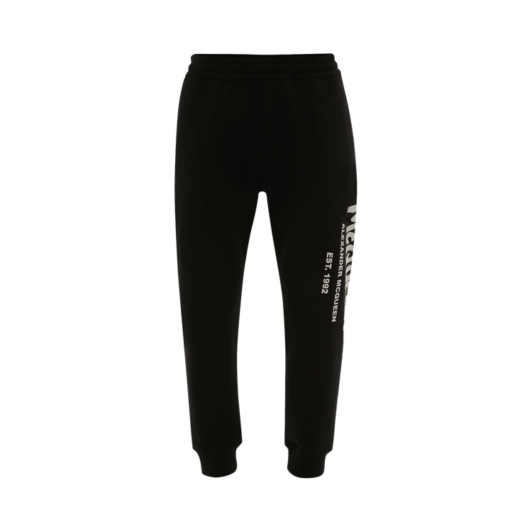 Alexander McQueen Graffiti Joggers "Black/Ivory"