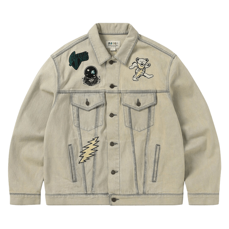 thisisneverthat x Greatful Dead Lightning Trucker Jacket "Tint"