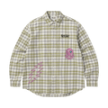 thisisneverthat x Greatful Dead Lightning Bear Plaid Shirt "Khaki"