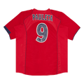 Vintage Paris Saint-Germain Pauleta #9 Away Stadium Jersey "Red"