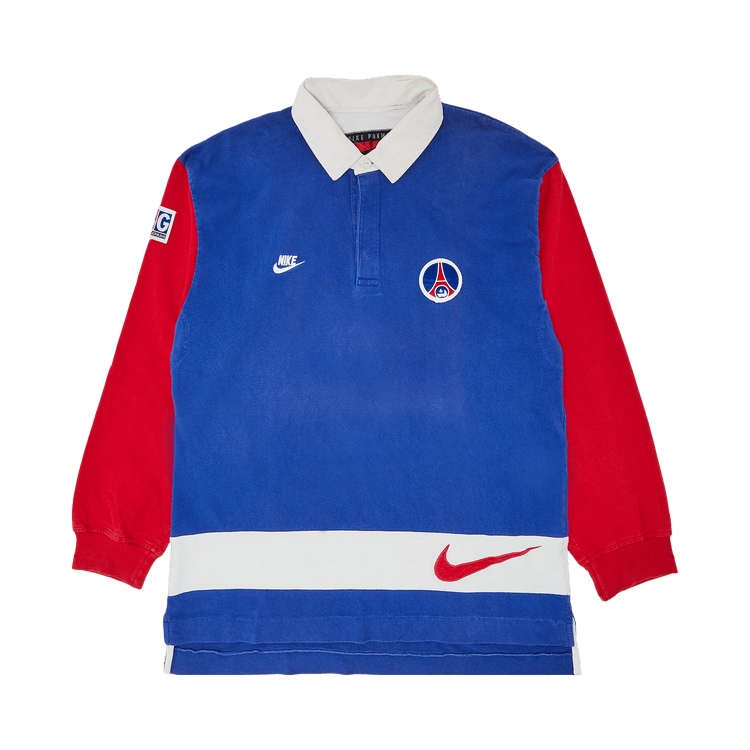Vintage Paris Saint-Germain Home Stadium Polo "Blue/Red"