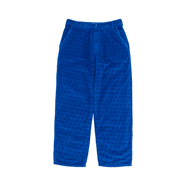 ERL Corduroy Embossed Pants "Blue"