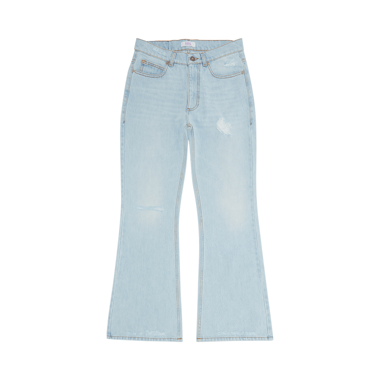 ERL Distressed Denim Pants "Light Blue"