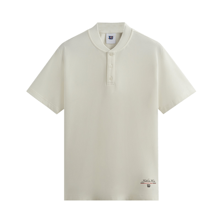 Kith For Wilson Pique Pearson Henley Pullover "Cloud"