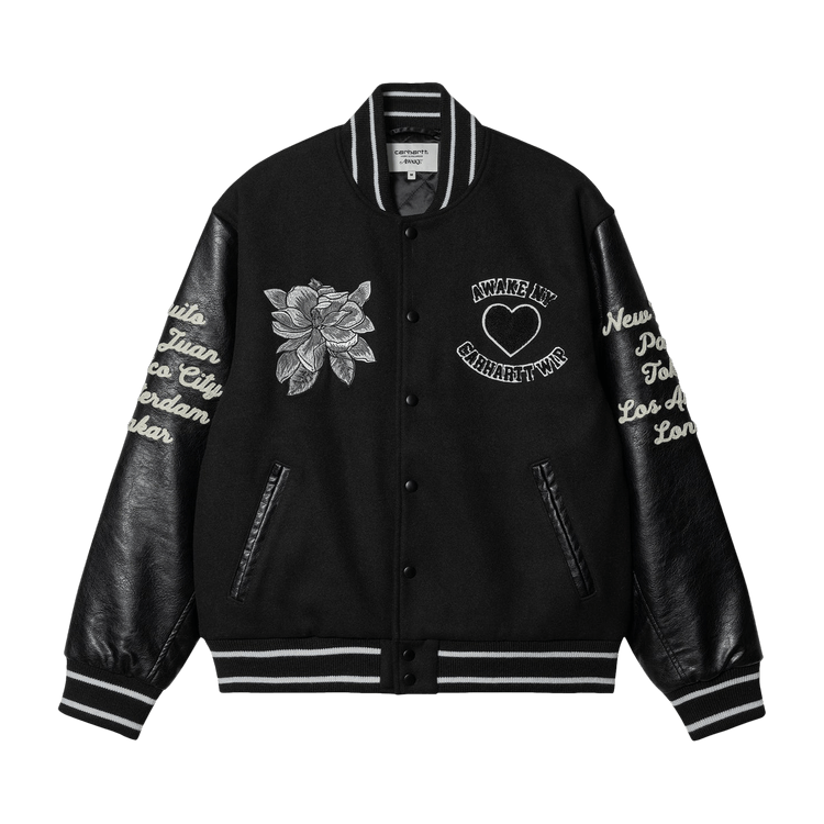 Carhartt WIP x Awake NY Teddy Jacket "Black"