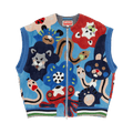 Kenzo Sleeveless Blouson "Cyan"