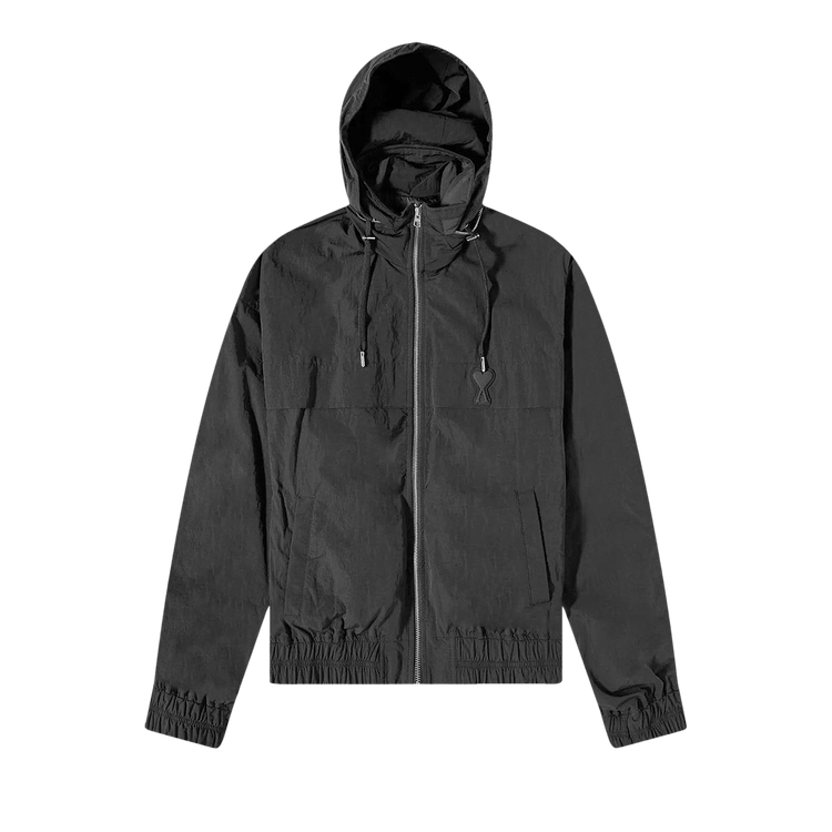 Ami Patch Zipped Jacket "Black"