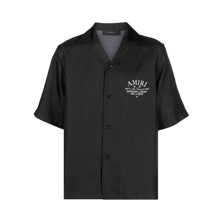 Amiri Arts District Bowling Shirt "Black"
