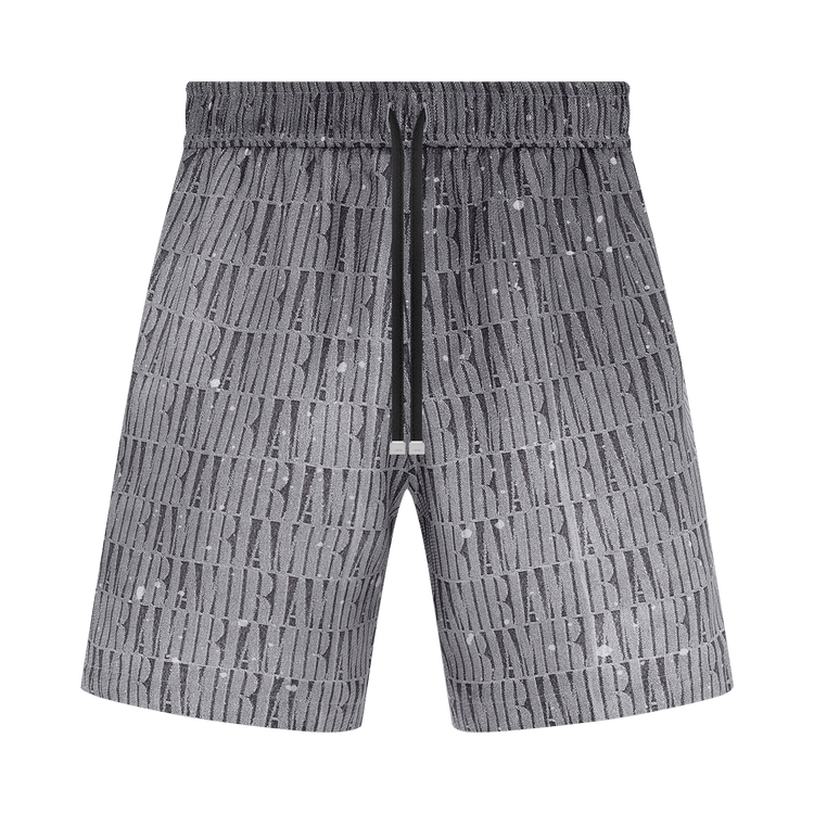 Amiri Gradient Drawstring Short "Grey"