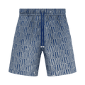 Amiri Gradient Drawstring Short "Blue"