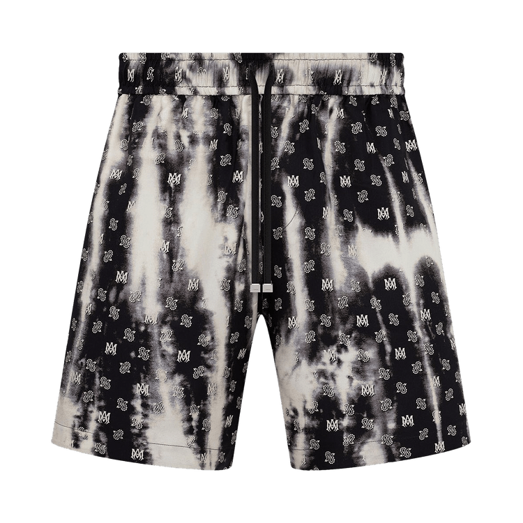 Amiri Bleached MA Paisley Silk Short "Black"