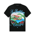 Amiri Eden Rock Airbrush Tee "Black"