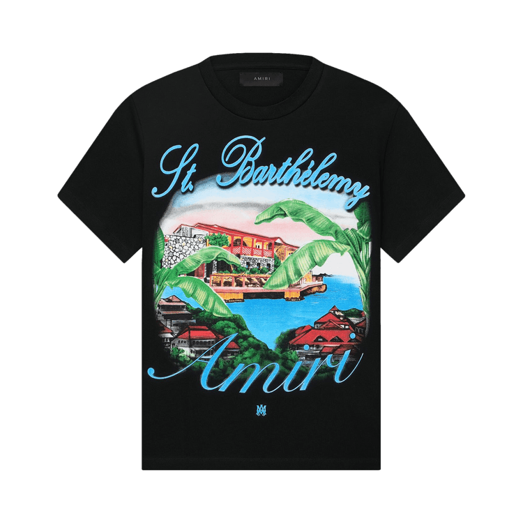 Amiri Eden Rock Airbrush Tee "Black"