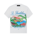 Amiri Eden Rock Airbrush Tee "White"