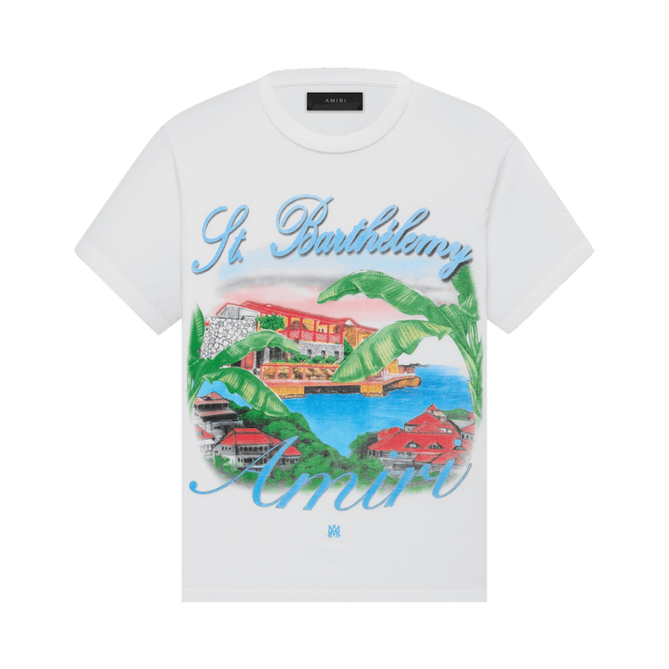 Amiri Eden Rock Airbrush Tee "White"