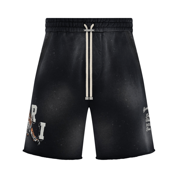 Amiri Vintage Tiger Sweatshort "Black"