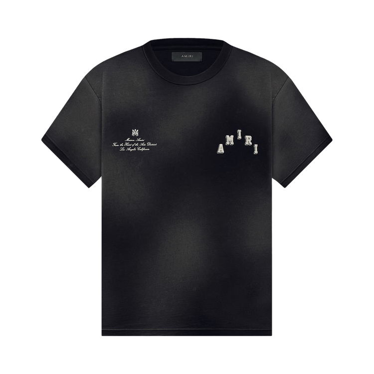Amiri Vintage Collegiate Tee "Black"