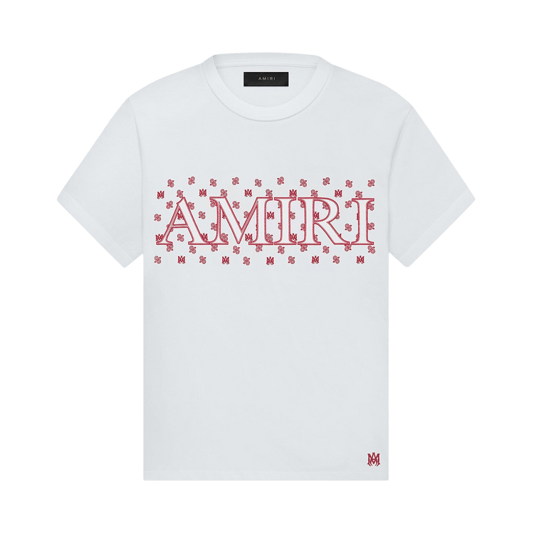 Amiri MA Paisley Tee "White"