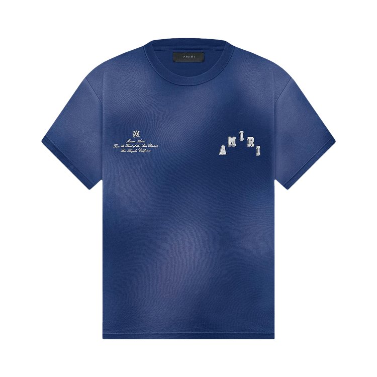 Amiri Vintage Collegiate Tee "Blue"