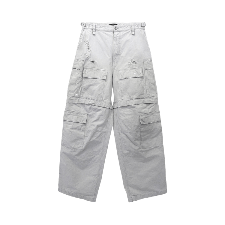Balenciaga Large Cargo Pants "Light Grey"