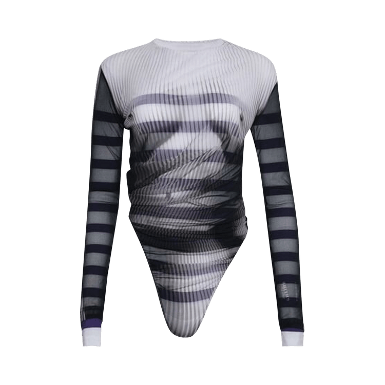 Y/Project Body Morph Bodysuit "Black/White"