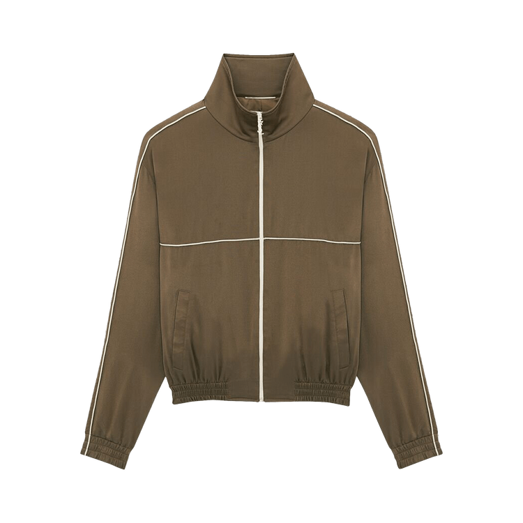 Saint Laurent Teddy Jacket "Khaki Fonce"