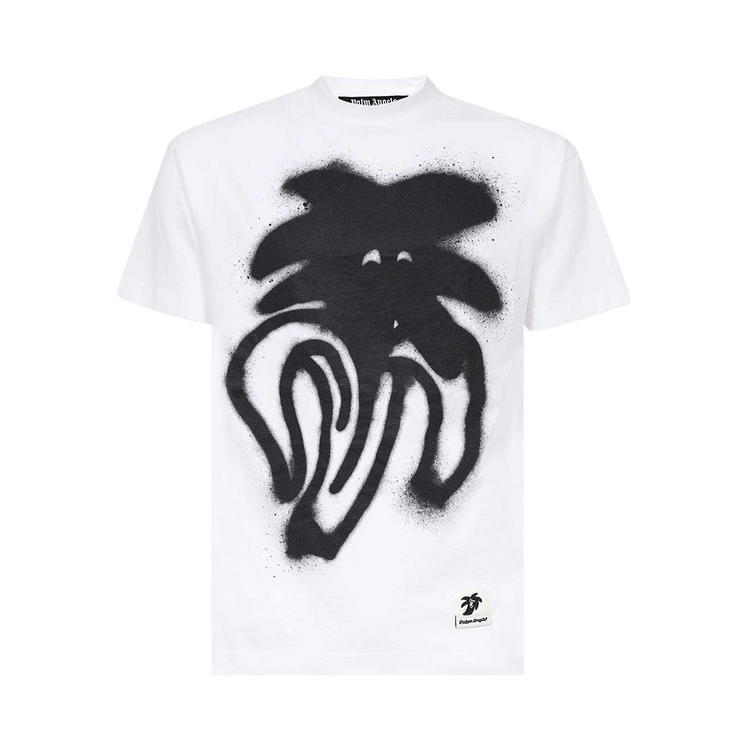 Palm Angels Spray Jimmy Classic Tee "White/Black"