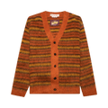 Marni V Neck Long-Sleeve Cardigan "Orange"