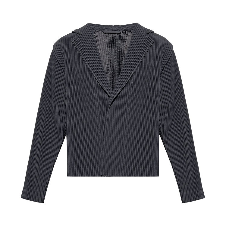 Issey Miyake Tailored Short Jacket "Gunmetal Grey"