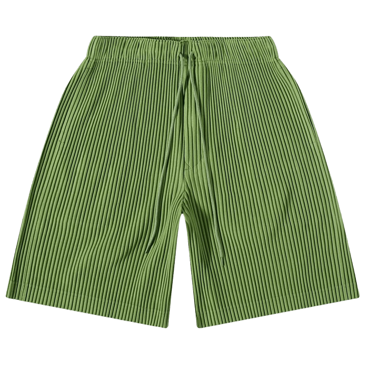 Issey Miyake Color Pleats Shorts "Grass Green"