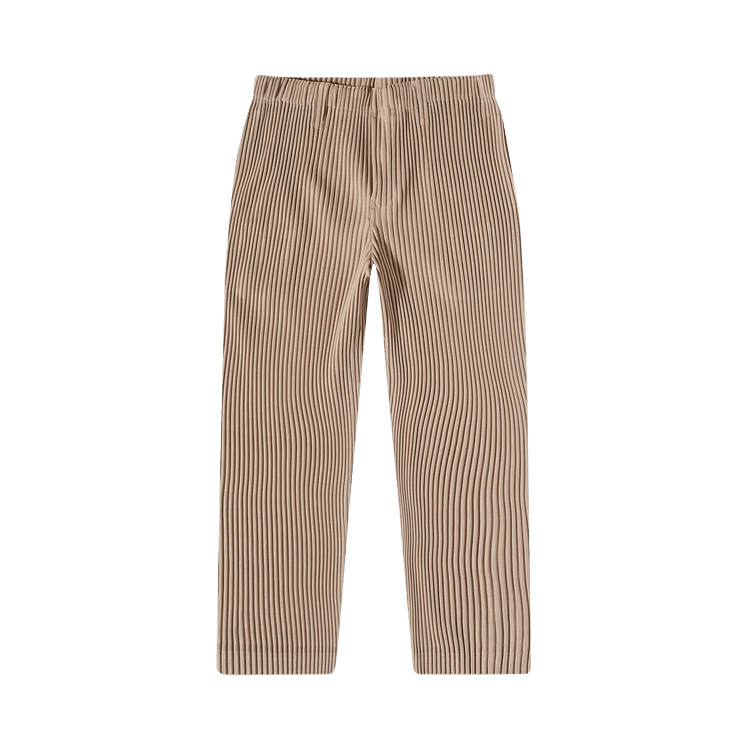 Issey Miyake Color Pleats Pants "Sand Beige"