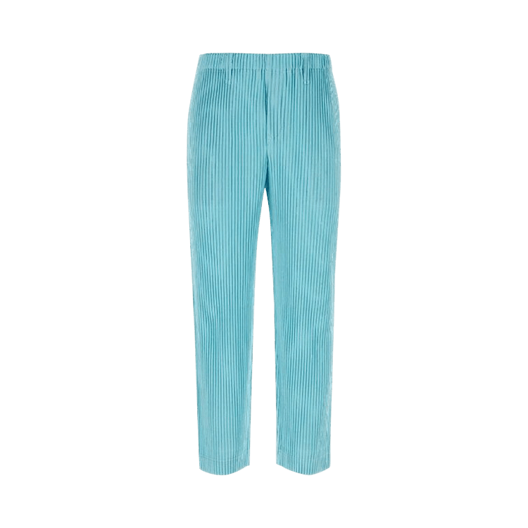 Issey Miyake Color Pleats Pants "Aqua Blue"