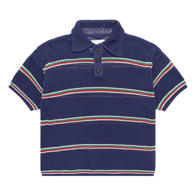 Bode Latice Polo Multi Stripe "Multicolor"