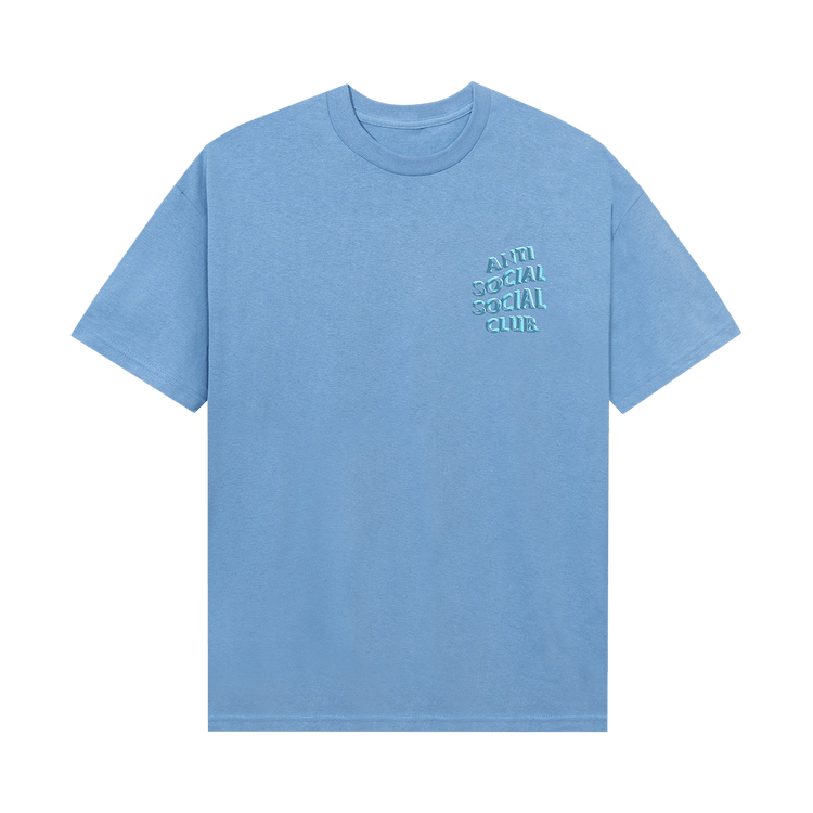 Anti Social Social Club Deeper Than Usual Tee "Aquatic Blue"