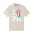 Palm Angels I Love PA Loose Tee "Beige/Multicolor"