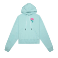 Palm Angels I Love PA Hoodie "Light Blue"