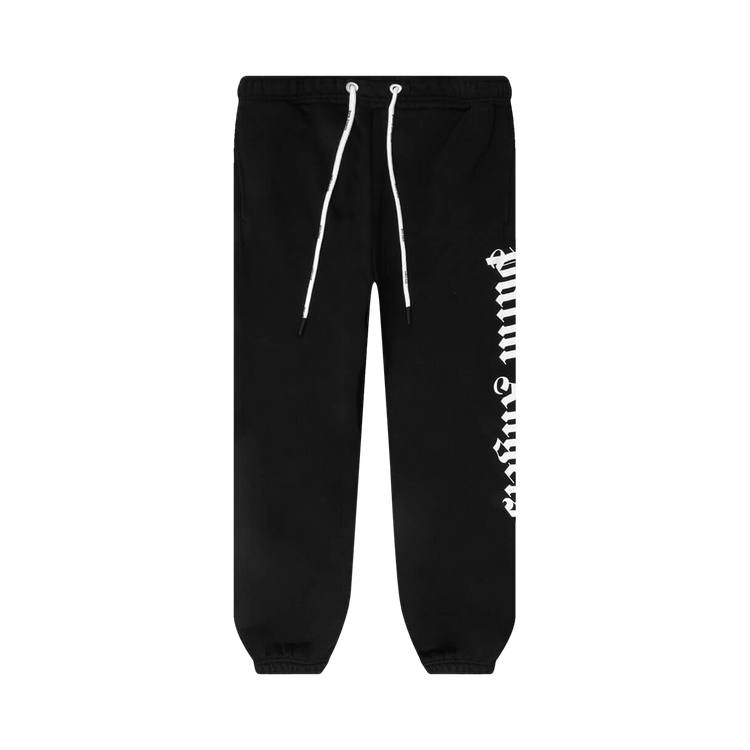 Palm Angels Side Logo Sweatpants "Black/White"