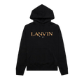 Lanvin Fleece Eusebio Hoodie "Black/Orange"