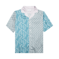 Rhude Multi Paisley Button Down "Green/Blue"