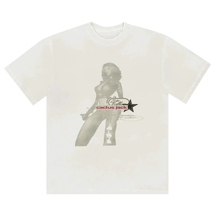 Cactus Jack by Travis Scott Digital Girl Tee "Off White"