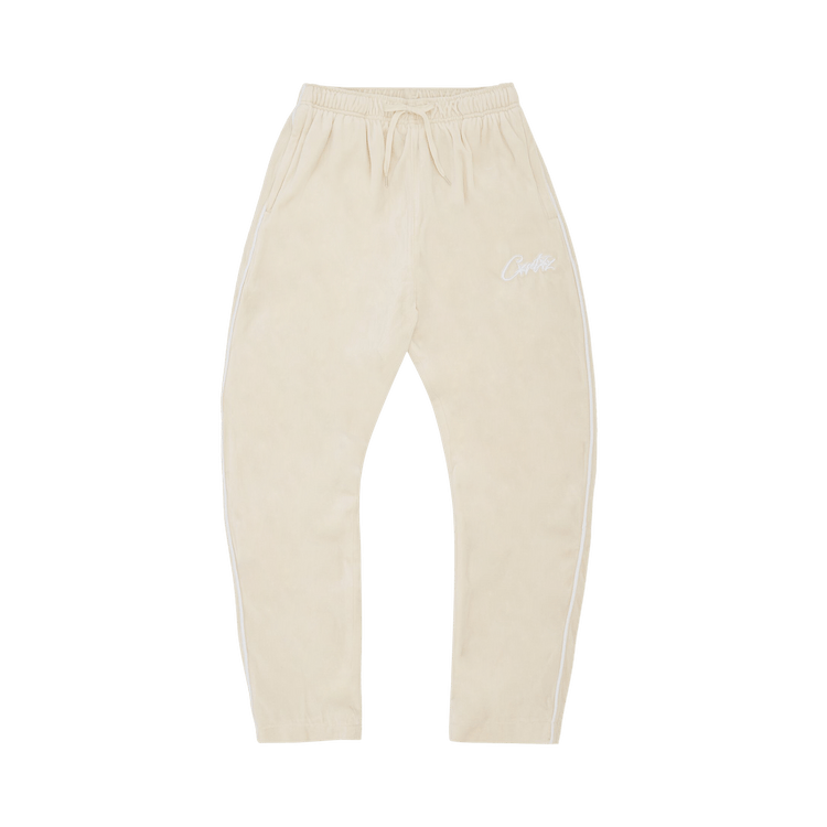 Corteiz Allstarz VVS Velour Bottoms "Vanilla"