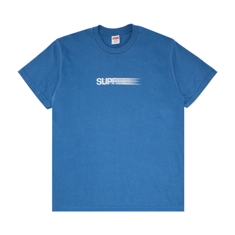Supreme Motion Logo Tee "Faded Blue"