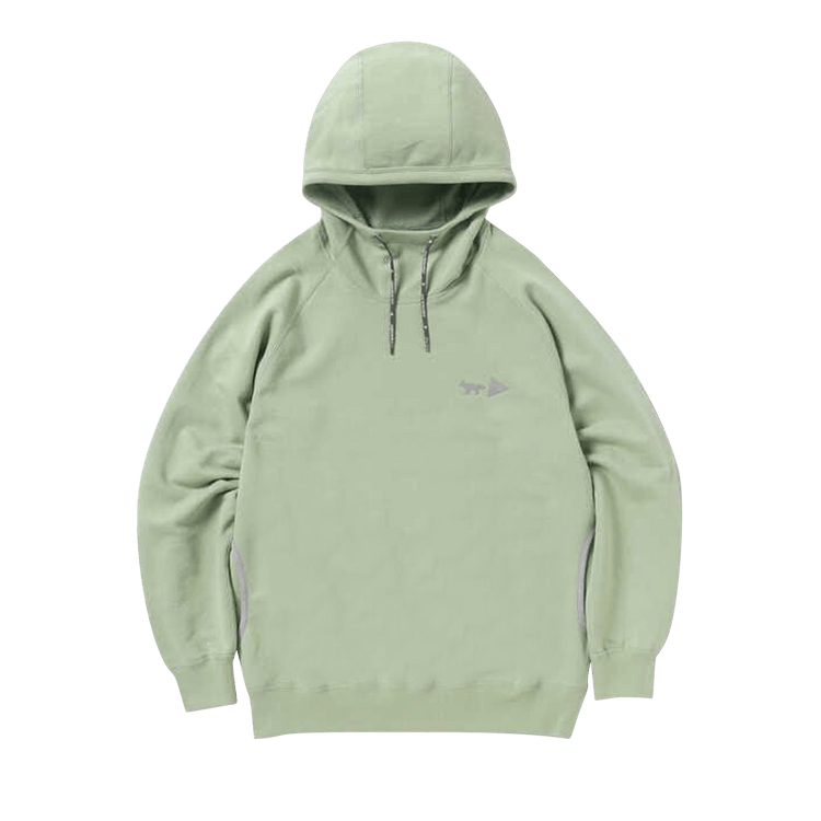 And Wander x Maison Kitsune Hooded Sweatshirt "Green"