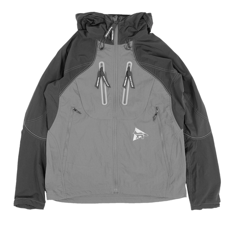 And Wander x Maison Kitsune Hiking Hooded Jacket "Black"