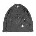 And Wander Breath Rip Pullover Jacket "Black"