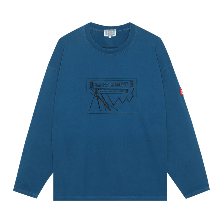 Cav Empt Overdye Desert Heavy Long-Sleeve T-Shirt "Navy"