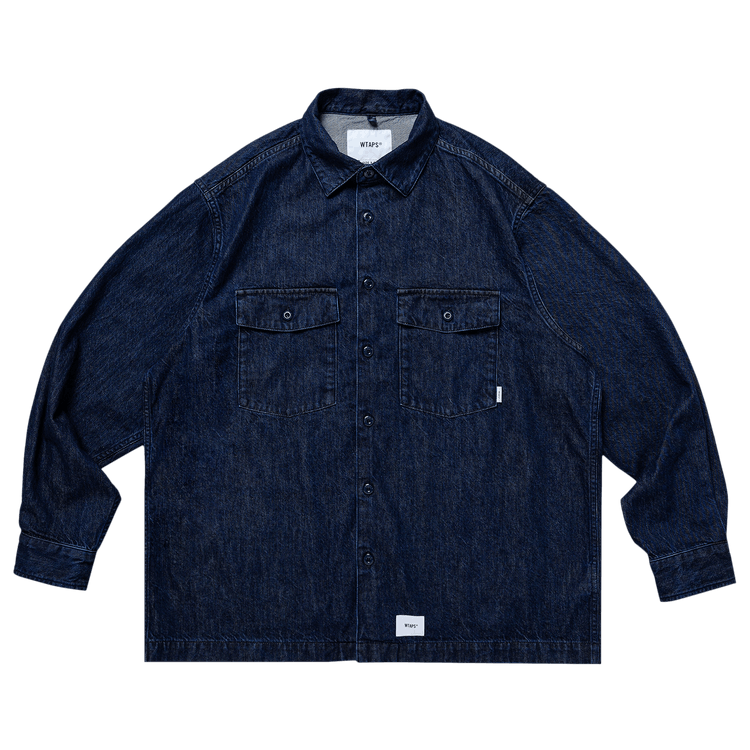 WTAPS CBW Long-Sleeve Overshirt "Indigo"