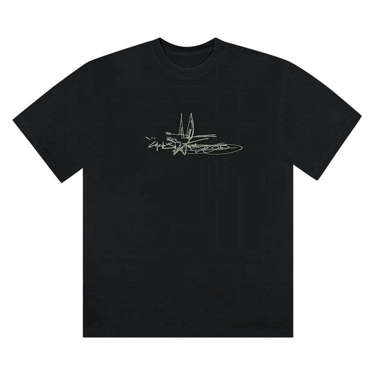 Cactus Jack by Travis Scott x Jordan Scribble Tee "Black"